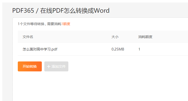 PDF转换成可编辑的Word文件