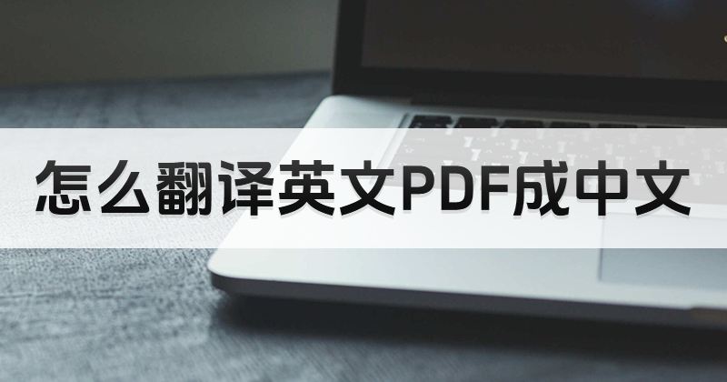 如何将英文PDF文档翻译成中文？