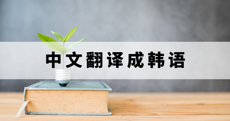 韩语在线翻译那个好用?怎么可以快速准确的将韩语文件翻译成中文?