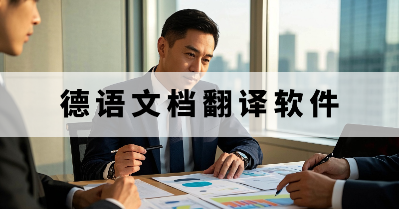 德语文档翻译软件