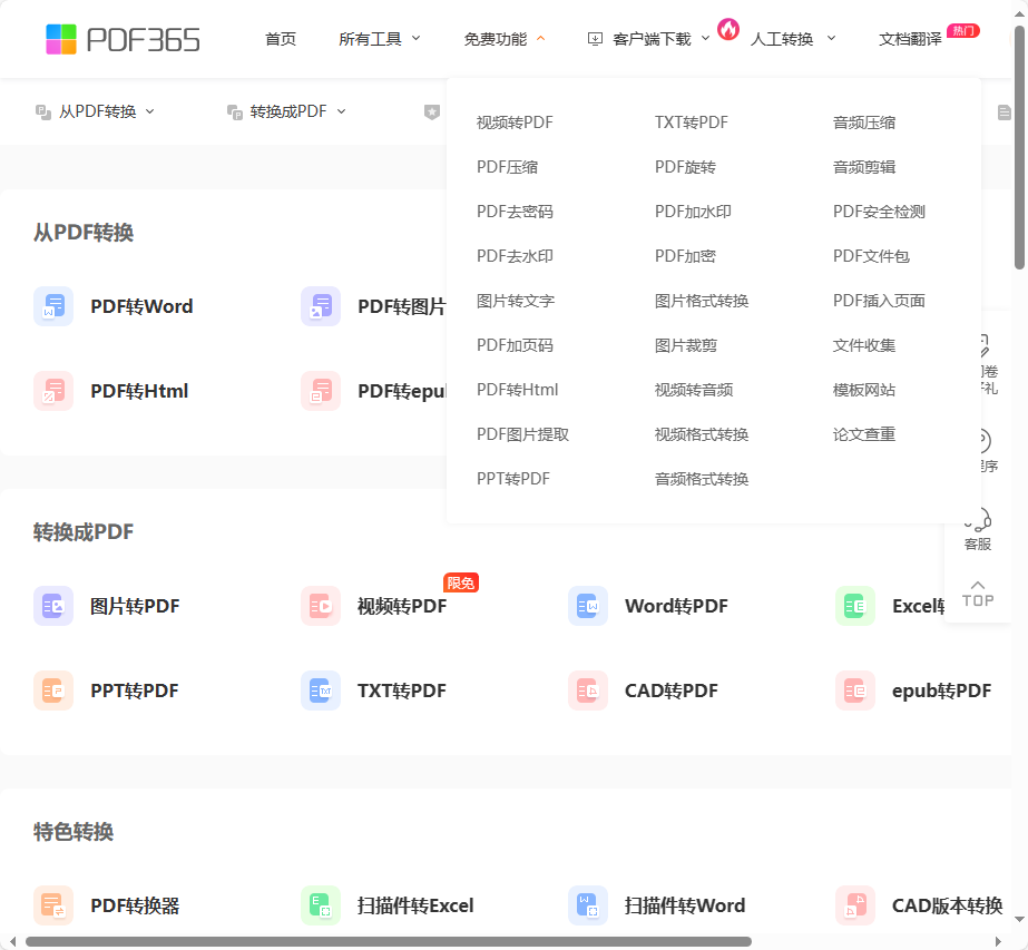 PDF文件转换为HTML