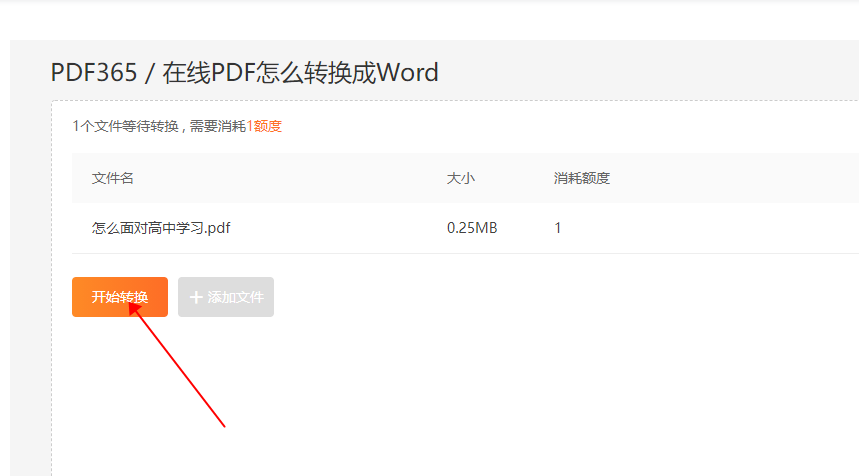 PDF转换成Word