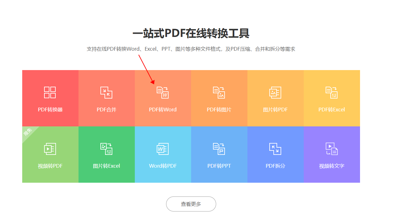 PDF转换成Word转换器